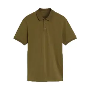 Kaus Polo Kustom Cetak Sublimasi Poliester 100 Pria Poloshirt