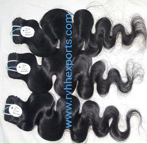 Extension de Cheveux Humains Remy 100% Naturels Lisses 30 Pouces Longueur Couleur Trame - Product Image 3