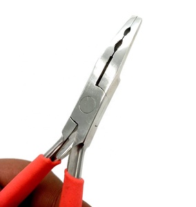 Pince d'extension de cheveux multifonction professionnelle avec étui en cuir PU Micro pince à anneau différents Styles outils d'extension de cheveux - Product Image 5