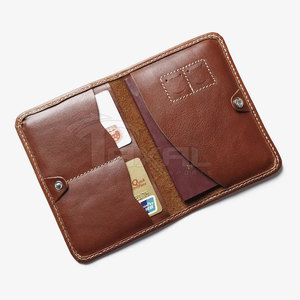 Soporte de pasaporte de cuero genuino, de la mejor calidad, peso ligero para viajar - Product Image 3