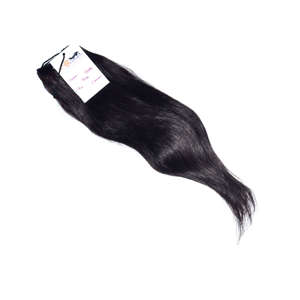 ขายส่งผมต่อแบบมัด  ชนิดผมอินเดียแท้  ไม่ผ่านกระบวนการ  ยังไม่ได้ทำสี  จัดเรียงเกล็ดผม  นำเข้าจากวัดในอินเดีย  จากผู้ขายรายใหญ่ - Product Image 3