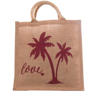 Promotional Custom Logo Eco-Friendly Burlap Grocery Shopping Tote Jute <b>Bag</b> Wholesale Cheap Hot <b>Sale</b> Reusable <b>Bag</b> - Product Image 6