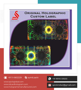 Pegatinas holográficas 3D de diseño personalizado, etiquetas para rascar, pegatinas de seguridad de holograma con números de serie - Product Image 4