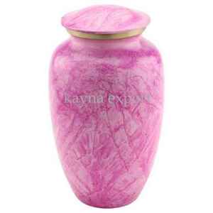Urna Funeraria de Metal para Adultos con Acabado Azul y Diseño de Mármol, 200 Pulgadas Cúbicas, Estilo Europeo y Americano, Biodegradable, Kayna Export KY-1333 - Product Image 2