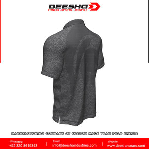 Diseño de impresión por sublimación de alta calidad para hombre, novedad elegante, camiseta Polo, tela de rizo cómoda, antiarrugas - Product Image 2