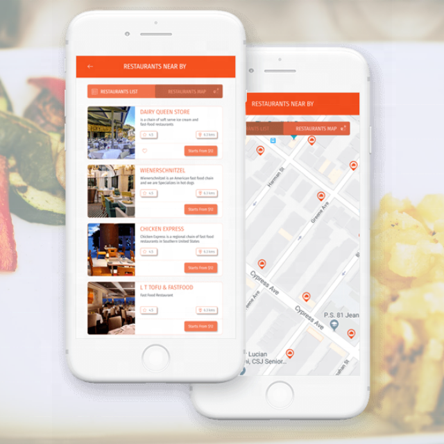 Близлежащий Ресторан Finder/заказ продуктов и доставка мобильное приложение