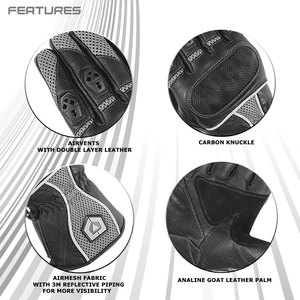 Gants d'équitation de moto, pour la course, pour l'été, - Product Image 4