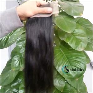 Vendeurs d'extension de cheveux humains 5x5 dentelle fermeture couleur faisceaux de cheveux humains cheveux vierges bruts non transformés - Product Image 4