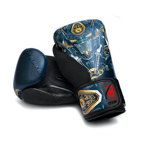 ถุงมือชกมวยหนังแท้แบบมืออาชีพปี 2021 ดีไซน์สั่งทำพิเศษ TOP BLINK TBI-065 คุณภาพสูง พร้อมโลโก้สั่งทำสำหรับศิลปะการต่อสู้ - Product Image 2