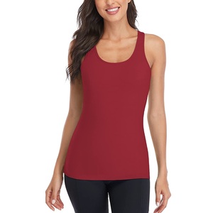 Camisetas sin mangas para mujer con espalda cruzada, camiseta de entrenamiento de Yoga, camiseta interior cómoda de algodón suave, camiseta sin mangas informal de verano para mujer, precio barato - Product Image 3