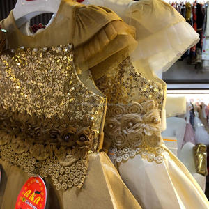 ชุดเดรสชุบกล่องแฟนซีเด็ก,ชุดเดรสงานปาร์ตี้ชุดเดรสกล่องผ้าไหมชุบพร้อมที่คาดผมชุดแต่งงาน - Product Image 6