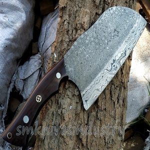 Funda de cuero hecha a mano con diseño de gota de lluvia de Damasco, cornamusa resistente, hecha a medida - Product Image 4