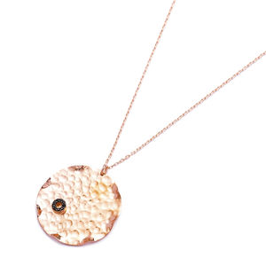 ที่ผิดปกติรอบเสน่ห์รูปร่างค้อนออกแบบสีดำเพทายหินจี้ตุรกีที่ทำด้วยมือขายส่ง925เครื่องประดับเงินสเตอร์ลิง - Product Image 1