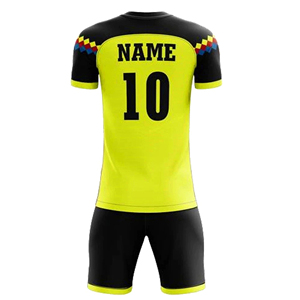 Uniforme de Fútbol Personalizado para Hombre de Alta Calidad, 100% Poliéster, de Secado Rápido, con Manga Corta y Logotipo Personalizado - Product Image 5