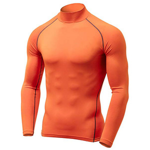 Compression Gym Shirts Surfing Long Sleeve Custom Logo UV BJJ Rashguard MMA Sublimated <b>Mens</b> <b>Rash</b> <b>Guard</b> - Product Image 3