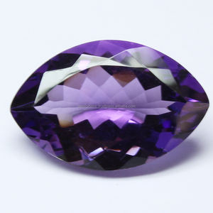 Amatista Marquesa Piedra preciosa 10X10MM Tamaño personalizado Piedra preciosa grande de Brasil Calidad fina Joyería hecha a mano Piedra preciosa Venta al por mayor OEM - Product Image 3