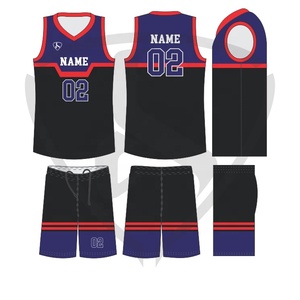 Conjunto de Pantalones Cortos y Camiseta de Baloncesto Sublimados Personalizados, Unisex para Adultos, Cuello en V, Sin Mangas, Absorben la Humedad, con Cordón Ajustable, Números de Equipo - Product Image 1