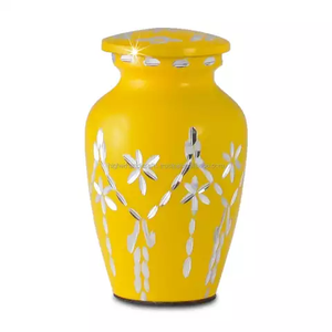 Beautiful Memorial Red Diamond Pets <b>Keepsake</b> Cremation Urns <b>for</b> Funeral <b>Ashes</b> Metal Brass/Aluminum - Product Image 4