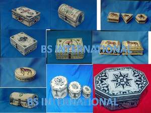 Caja Decorativa Hecha con Cuerno y Hueso para Guardar y Organizar Joyas, Caja de Joyería, Empaque de Joyería, Caja de Joyas de la India - Product Image 6