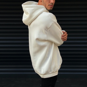 Sudadera de algodón 100% para hombre, con capucha blanca y bolsillos delanteros, nuevo estilo, el mejor precio, oferta al por mayor, 2022 - Product Image 2
