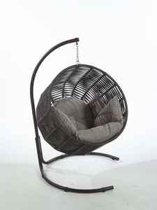 2021 Best Selling European Standards <b>Garden</b> Patio Hammoch <b>Chair</b> <b>Swing</b> in <b>Egg</b> Shape Made in Turkey - Product Image 3