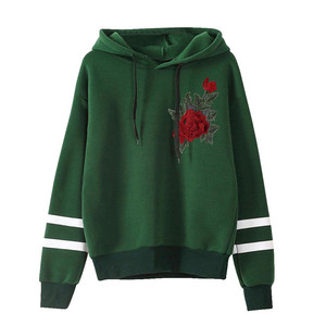 Sweat à capuche personnalisable pour femme, couleur unie Sublimation, imprimé Floral, vêtement tendance, épaules dénudées, nouvelle collection 2020 - Product Image 1
