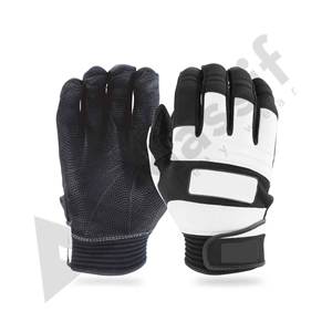Gants de frappeur de baseball en cuir pour gaucher fabriqués au Pakistan pour la position du receveur - Product Image 4