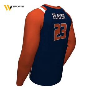 เสื้อบาสเก็ตบอลแห้งเร็วระบายอากาศได้ดีดีไซน์ใหม่สำหรับผู้ใหญ่ตามสั่ง - Product Image 3