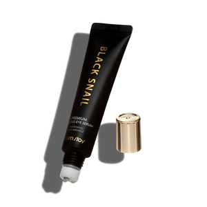 SÉRUM ROLLING EYE PREMIUM À LA BAVE D'ESCARGOT NOIR FARMSTAY - CPNP Fabriqué en Corée - Anti-Âge  Anti-rides et cernes - Product Image 3