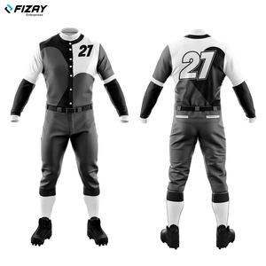 เครื่องแบบเบสบอลระบายอากาศได้ดีดีไซน์ใหม่สำหรับองค์กรของ Fizay - Product Image 4