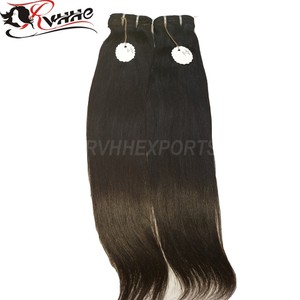 Lot de Cheveux Humains Vierges Indiens Remy Non Traités - Lisses et Ondulés, Double Trame Faite à la Machine, Fournisseur - Product Image 3
