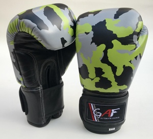 Fabricante GAF Guantes de boxeo de cuero con logotipo personalizado Hecho en Pakistán Guantes de boxeo de material de alta calidad - Product Image 5