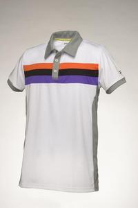 Chemises formelles à manches courtes en jersey polyester/coton imprimé pour hommes - Product Image 4