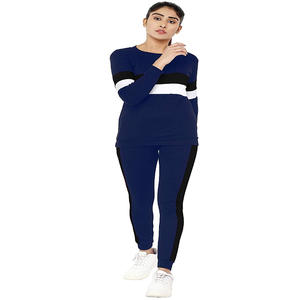 Vêtements de gymnastique et de Fitness pour femmes, survêtement à bloc, couleur bleue, combinaisons de course pour filles - Product Image 3