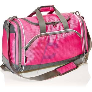 กระเป๋าเดินทางแบบดัฟเฟิลสำหรับกีฬา/ออกกำลังกาย/ค้างคืน/เดินทาง ผลิตจากผ้าฝ้าย/โพลีเอสเตอร์/แคนวาส คุณภาพสูง น้ำหนักเบา ทนทาน รับผลิตตามแบบ สั่งทำได้ - Product Image 1