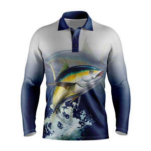 2025 nouvelle chemise de pêche pour hommes à la mode personnalisée dernière conception meilleure vente chemise de pêche - Product Image 3