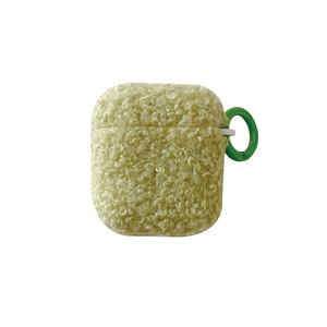 Suave peludo lindo cálido Mini funda esponjosa con llavero para <span class=keywords><strong>AirPods1</strong></span> 2 - Product Image 1