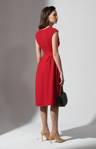Vestido de lujo para mujer, de buena calidad, largo, manga corta - Product Image 6