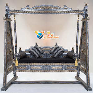 Columpio con Base de Madera de Teca, Venta al por Mayor, Tamaño Personalizado, Tallado a Mano, Fabricantes de Columpios de Madera de Teca de Berma, Malasia - Product Image 3