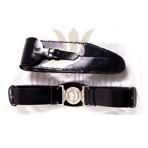 เข็มขัดพีวีซีสำหรับพิธีการพร้อมหัวเข็มขัดสีดำอุปกรณ์ป้องกันภัยส่วนบุคคล - Product Image 3