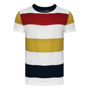 T-shirt Slim Fit en polyester à manches courtes et col en O pour hommes, 100% coton, marque privée, marque propre, conçu sur mesure - Product Image 3