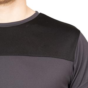 Maillot de jogging de gymnastique pour hommes Tissu Design vierge Respirant Séchage rapide Respectueux de l'environnement Anti-rides T-shirt à manches courtes - Product Image 3