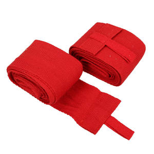Bandages de boxe élastiques de 180 pouces en nylon doux et 100 % coton avec impression de logo personnalisé - Product Image 6
