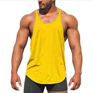 2025 hommes débardeur haute qualité 100% coton décontracté Gym & Sports Singlet respirant et vente chaude XL taille tricoté armure - Product Image 2