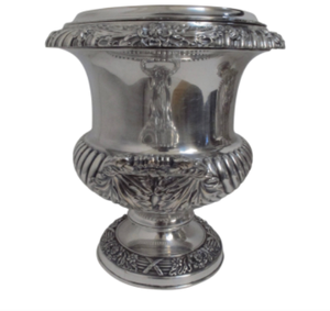 Customizable Vintage Design Silver Plate Wine Chiller or Champagne Coolers For Indoor Outdoor Parties, Bar Utensils And Decor - Product Image 4