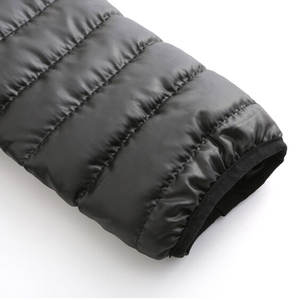 UNIQUE GYM WEAR Veste matelassée slim pour homme, coupe ajustée, hiver, imperméable, respirante, écologique, séchage rapide, coupe-vent, fermeture éclair - Product Image 5