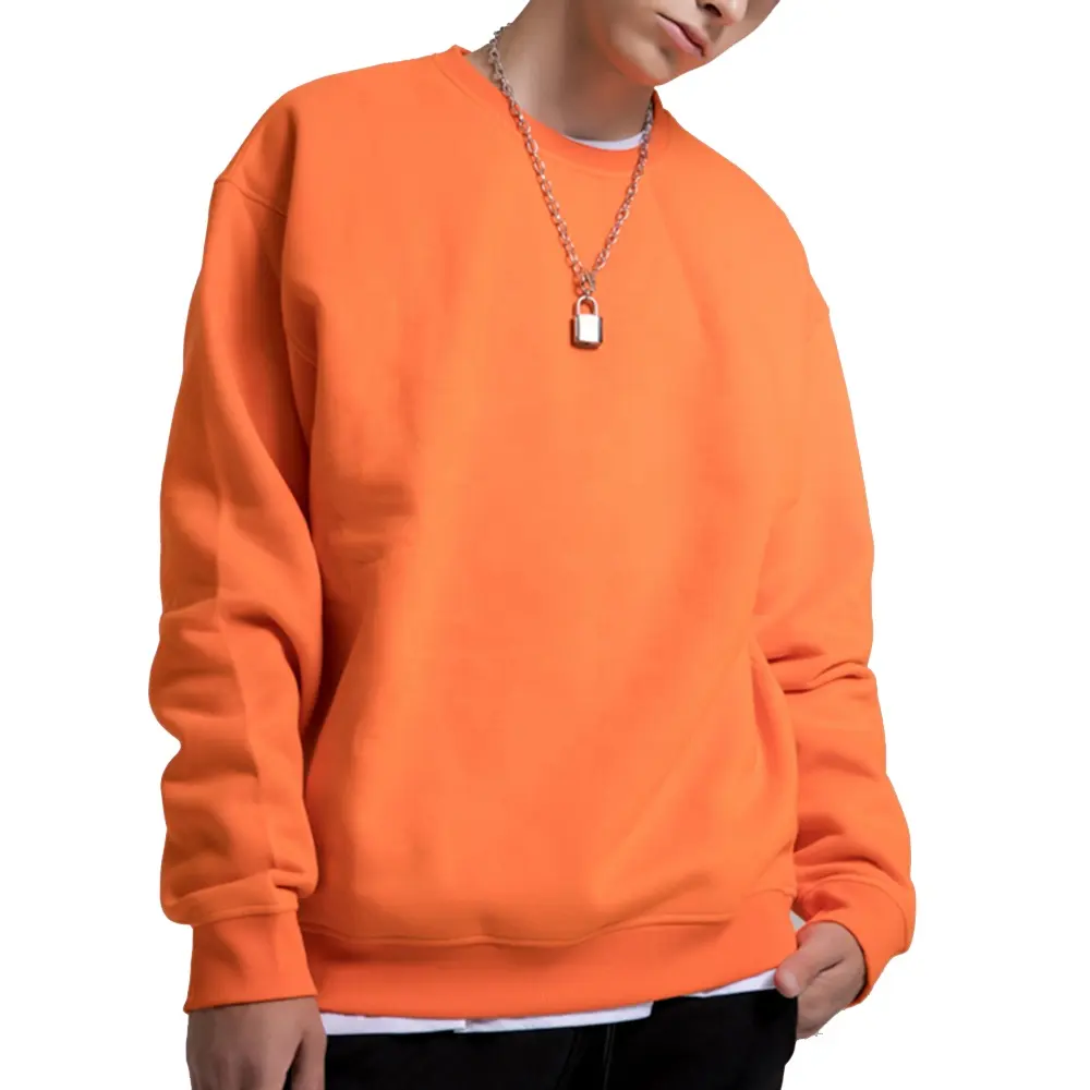 कस्टम Mens शहरी कपड़े कपास चालक दल गर्दन Sweatshirt के रिक्त कपास Mens Hoodies Sweatshirt