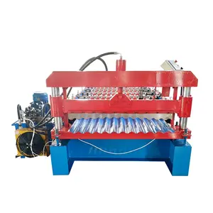 corrugated color coated metal roof sheeting forming making machine