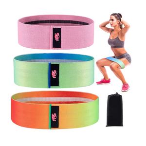 Bande de résistance aux hanches-Bandes de tissu de résistance aux hanches non roulantes pour l'entraînement des jambes et des fesses-Entraînez-vous n'importe où avec ONE - Product Image 1