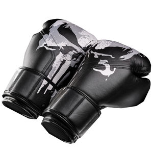 Guantes de boxeo de cuero, Kickboxing y MMA, entrenamiento de velocidad y guantes de combate ligeros - Product Image 2